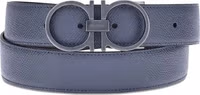 Blue Calf Leather Bos Taurus Regular Belt 1