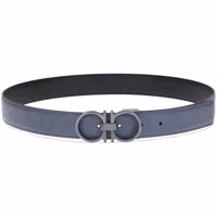 Blue Calf Leather Bos Taurus Regular Belt 2