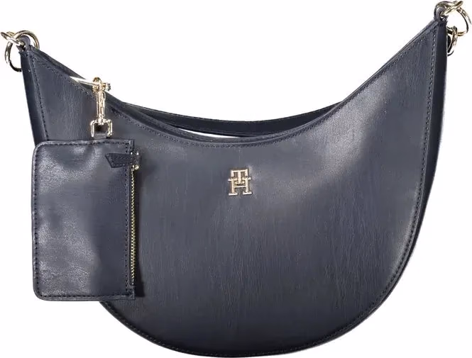 Blue Polyethylene Women Handbag