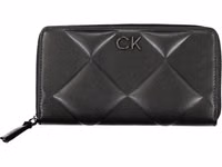 Black Polyester Women Wallet 1