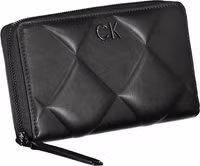 Black Polyester Women Wallet 3