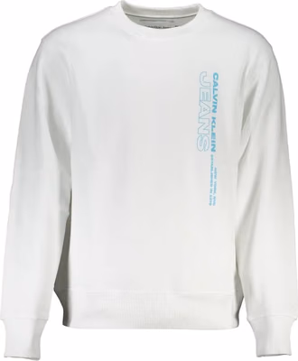 White Cotton Men's Sweatshirt