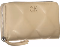 Beige Polyester Women Wallet 3