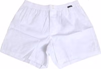 White Cotton Regular Boxer Shorts Underwear 1