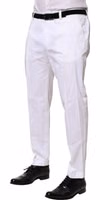 White Cotton Dress Slim Formal Pants 2