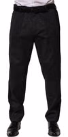 Black Cotton Dress Slim Formal Pants 1