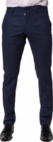 Dark Blue Wool Dress Formal Pants 1