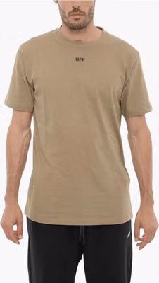 Slim Fit Crew-neck T-Shirt with Embroidered Logo