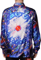 Multicolor Printed Silk Lounge Casual Shirt 3