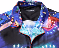 Multicolor Printed Silk Lounge Casual Shirt 4