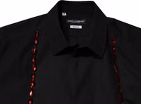 Black Crystal GOLD Formal Men Dress Shirt 4