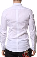 White GOLD Crown Cotton Dress Formal Shirt 3