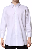 White GOLD Long Sleeves Dress Formal Shirt 1