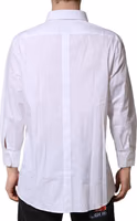 White GOLD Long Sleeves Dress Formal Shirt 3