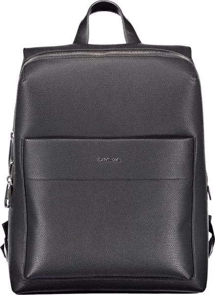 Nero Polyester Men Backpack