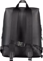 Nero Polyester Men Backpack 2