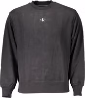 Black Cotton Men Sweatshirt 1