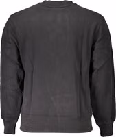 Black Cotton Men Sweatshirt 2