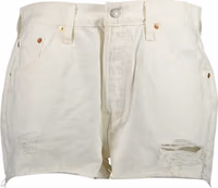 White Cotton Women's Shorts 1