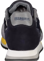 Blue Leather Men Sneaker 2