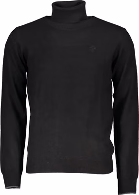 Black Poliammide Men Sweater