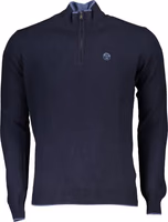 Black Poliammide Men's Sweater 1
