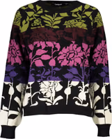 Black Polyester Sweater 1