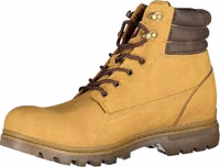 Yellow Polyurethane Men Boot 3