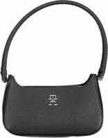 Black Polyurethane Women Handbag 1