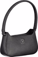 Black Polyurethane Women Handbag 2