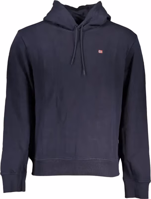 Blue Cotton Men Sweatshirt