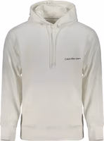 White Cotton Men's Hooded Sweatshirt 1