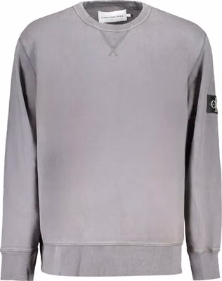 Gray Cotton Men Sweater