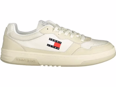 Beige Polyethylene Men Sneaker