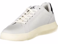 White Polyurethane Men's Sneaker 3