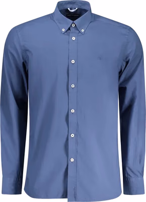 Blue Cotton Men's Shirt