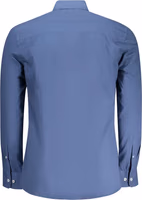 Blue Cotton Men's Shirt 2