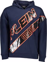 Blue Cotton Men's Sweatshirt 1