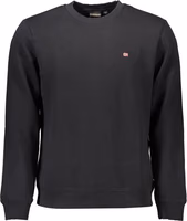 Black Cotton Men Sweatshirt 1