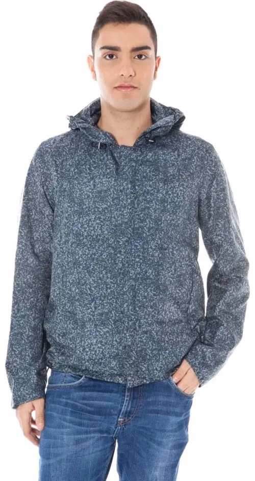 Grigio Polyamide Men's Jacket
