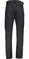Black Cotton Men Jeans 2