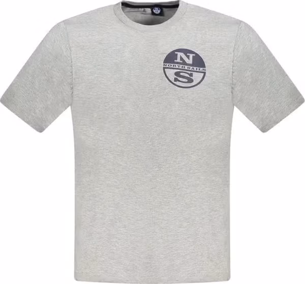 Gray Cotton Men's T-Shirt
