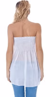 Bianco Polyester Women Intimate Tank Top 2