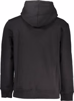 Black Cotton Men's Sweater Hoodie 3