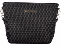 Nero Poliuretano Women's Bag with Removable Shoulder Handle 1