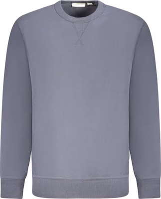 Blue Cotton Men Sweater