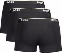 Black Cotton Men's Boxer Briefs 2