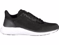 Black Polyester Men Sneaker 1