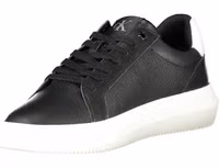 Black Leather Men Sneaker 3