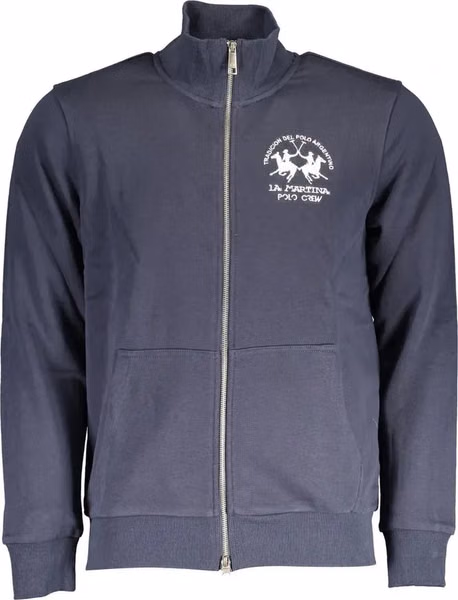 Blue Cotton Men's Sweatshirt